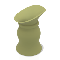 country style vase cup vessel v312 for 3d-print or cnc - Thumbnail 6