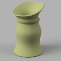country style vase cup vessel v312 for 3d-print or cnc - Thumbnail 9