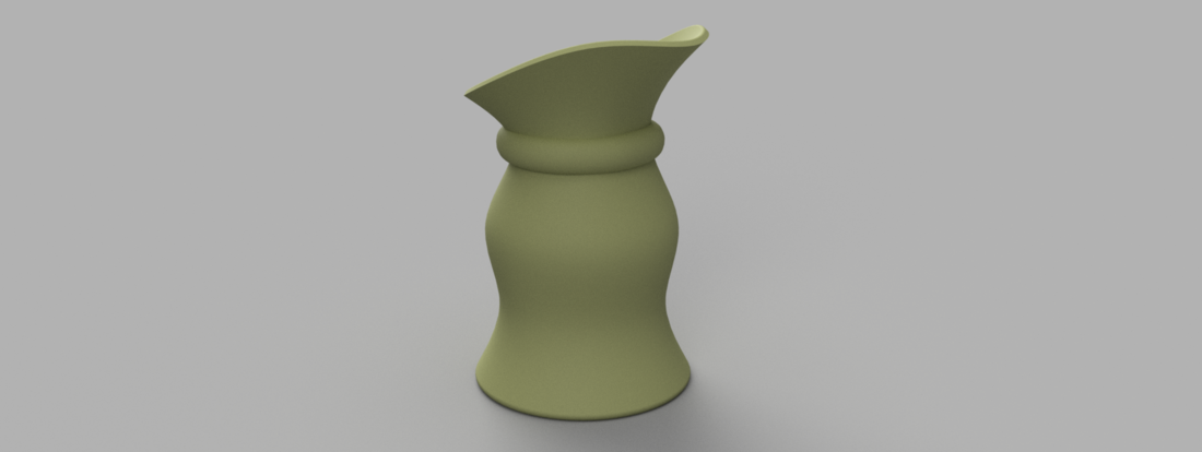 country style vase cup vessel v312 for 3d-print or cnc 3D Print 268801