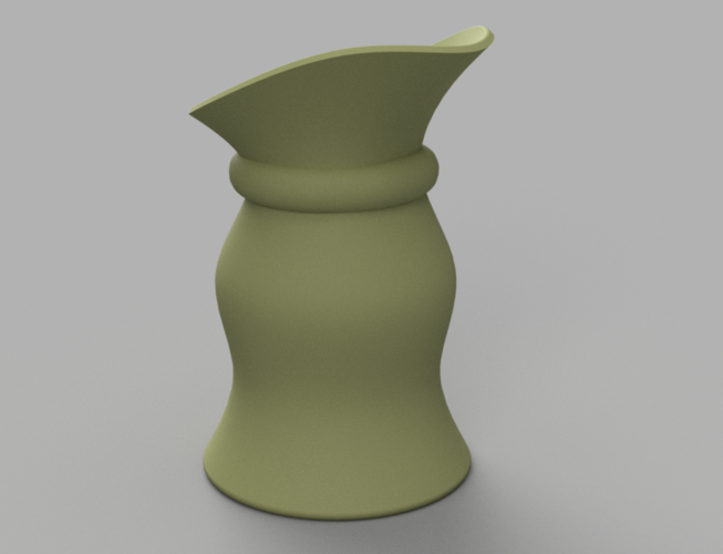 country style vase cup vessel v312 for 3d-print or cnc 3D Print 268802