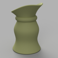 country style vase cup vessel v312 for 3d-print or cnc - Thumbnail 12