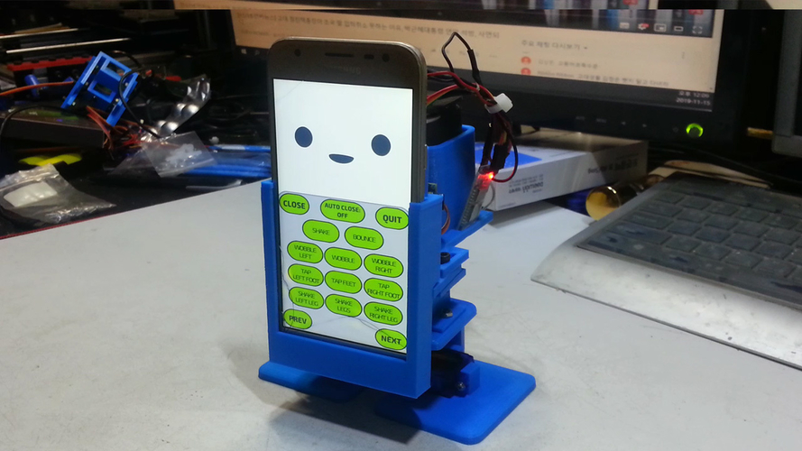  Create an artificial intelligence smartphone robot(MobBob) 3D Print 268856