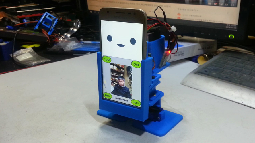  Create an artificial intelligence smartphone robot(MobBob) 3D Print 268857