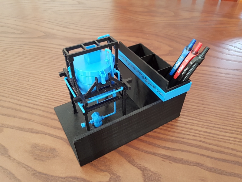 Pen Holder- Mixing Tank or Hopper