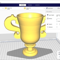 vase cup pot jug vessel vp403 for 3d-print or cnc - Thumbnail 2