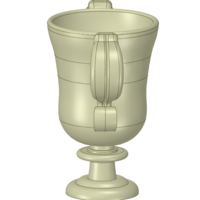 vase cup pot jug vessel vp403 for 3d-print or cnc - Thumbnail 7