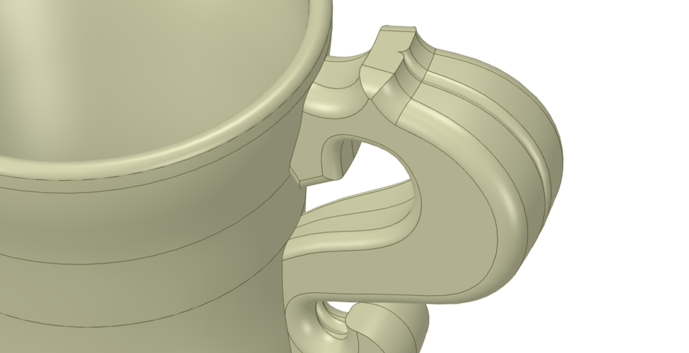 vase cup pot jug vessel vp403 for 3d-print or cnc 3D Print 268986