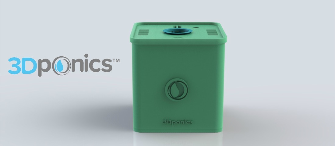 Square Pot - 3Dponics Cube System 3D Print 26914