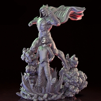 Shazam Billy batson Diorama - 3D print model - Thumbnail 5