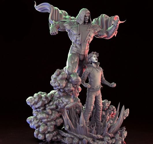 Shazam Billy batson Diorama - 3D print model 3D Print 269154