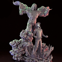 Shazam Billy batson Diorama - 3D print model - Thumbnail 7