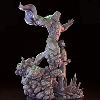 Shazam Billy batson Diorama - 3D print model - Thumbnail 8