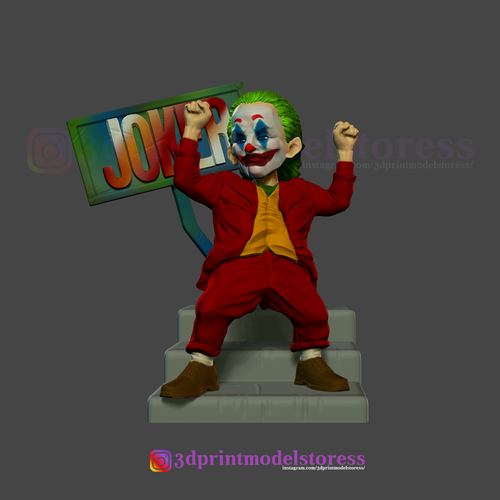 Joker Stylized Statue Movie DC Comic