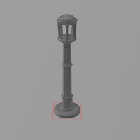 Small Vintage street light 3D Printing 269270