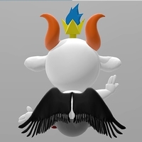 LITTLE (CHIBI ) BAPHOMET FIGURINE - Thumbnail 4