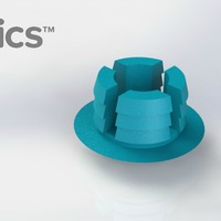 Small Irrigation Plug - 3Dponics Emitters & Plugs 3D Printing 26929