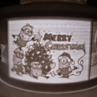 Christmas lithophane tier cake  - Thumbnail 3