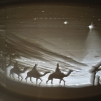 Christmas lithophane tier cake  - Thumbnail 4