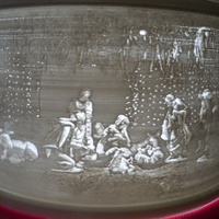 Christmas lithophane tier cake  - Thumbnail 9