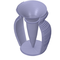 vase cup pot jug vessel v404 for 3d-print or cnc - Thumbnail 2