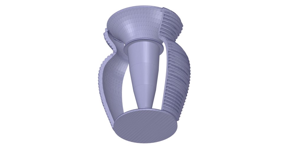 vase cup pot jug vessel v404 for 3d-print or cnc 3D Print 269331
