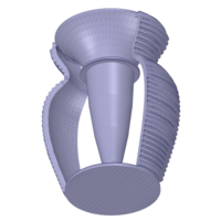 vase cup pot jug vessel v404 for 3d-print or cnc - Thumbnail 3