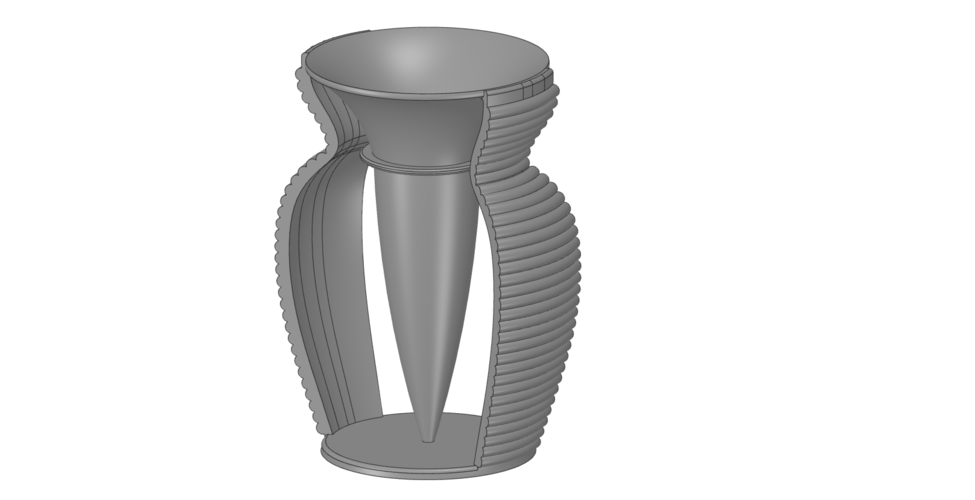 vase cup pot jug vessel v404 for 3d-print or cnc 3D Print 269334