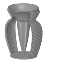 vase cup pot jug vessel v404 for 3d-print or cnc - Thumbnail 6