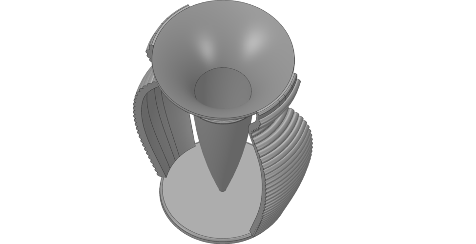 vase cup pot jug vessel v404 for 3d-print or cnc 3D Print 269335
