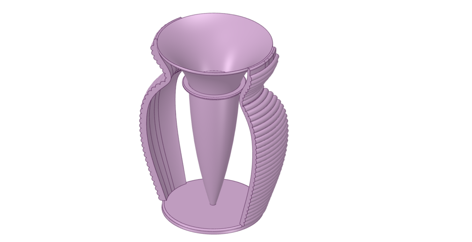 vase cup pot jug vessel v404 for 3d-print or cnc 3D Print 269339