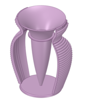 vase cup pot jug vessel v404 for 3d-print or cnc - Thumbnail 11