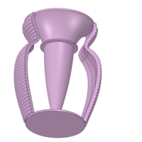 vase cup pot jug vessel v404 for 3d-print or cnc - Thumbnail 12