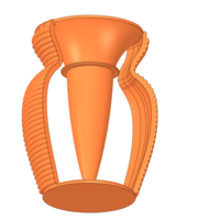 vase cup pot jug vessel v404 for 3d-print or cnc - Thumbnail 13