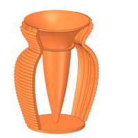 vase cup pot jug vessel v404 for 3d-print or cnc - Thumbnail 14