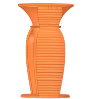 vase cup pot jug vessel v404 for 3d-print or cnc - Thumbnail 16