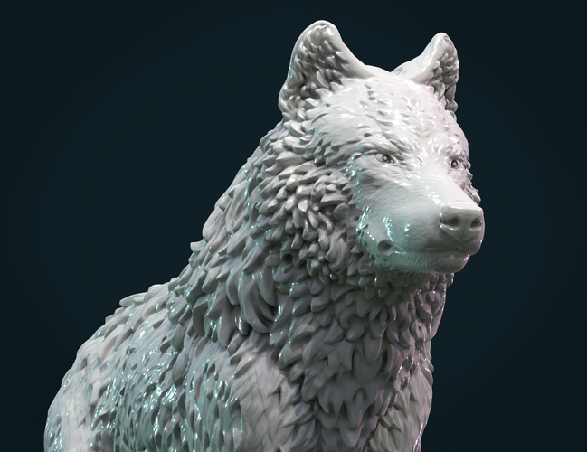 Wolf III 3D Print 269368