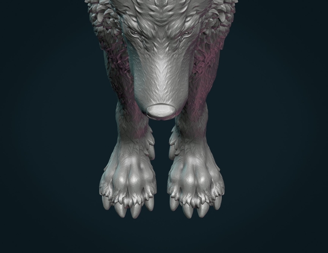 Wolf III 3D Print 269381