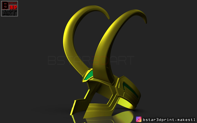 Loki Helmet - Avenger Marvel 3D print model 3D Print 269403