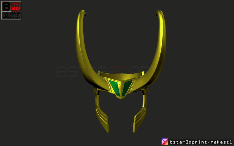 Loki Helmet - Avenger Marvel 3D print model 3D Print 269404