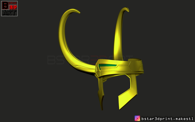 Loki Helmet - Avenger Marvel 3D print model 3D Print 269406