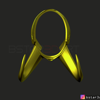 Loki Helmet - Avenger Marvel 3D print model - Thumbnail 9
