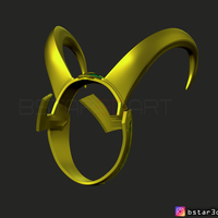 Loki Helmet - Avenger Marvel 3D print model - Thumbnail 10