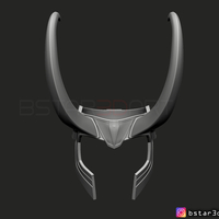 Loki Helmet - Avenger Marvel 3D print model - Thumbnail 11