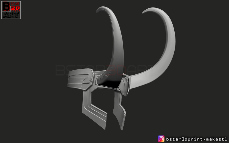 Loki Helmet - Avenger Marvel 3D print model 3D Print 269412