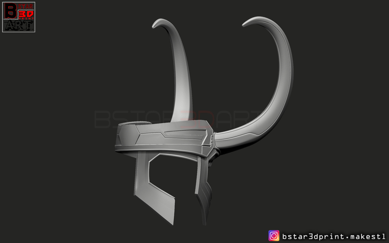 Loki Helmet - Avenger Marvel 3D print model 3D Print 269414