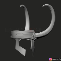 Loki Helmet - Avenger Marvel 3D print model - Thumbnail 14