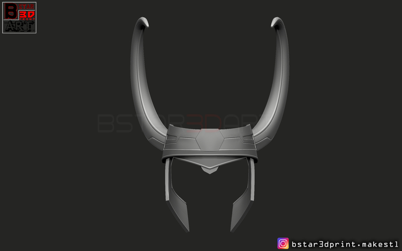 Loki Helmet - Avenger Marvel 3D print model 3D Print 269415
