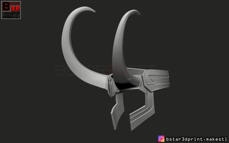Loki Helmet - Avenger Marvel 3D print model 3D Print 269417