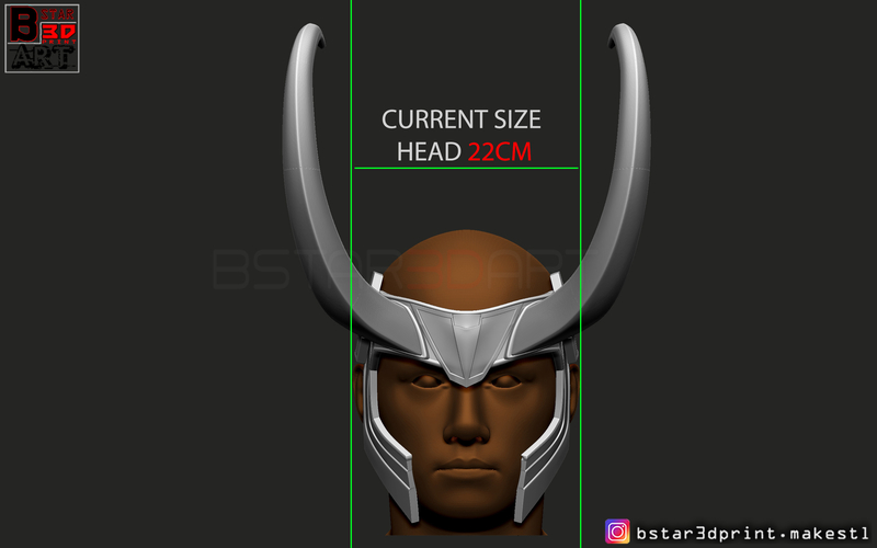 Loki Helmet - Avenger Marvel 3D print model 3D Print 269420