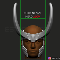 Loki Helmet - Avenger Marvel 3D print model - Thumbnail 20